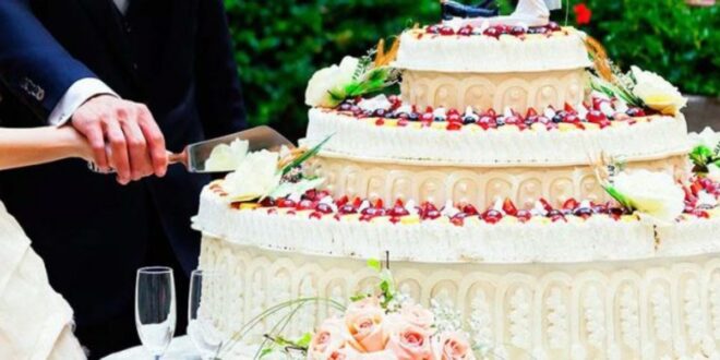 جدیدترین مدل کیک عروسی برای جشن‌های عروسی مجلل که مهمانان زیادی دارند