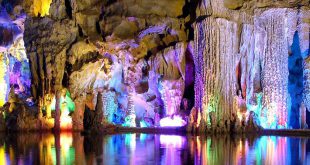 غار رید فلوت چین جاذبه ای رنگارنگ