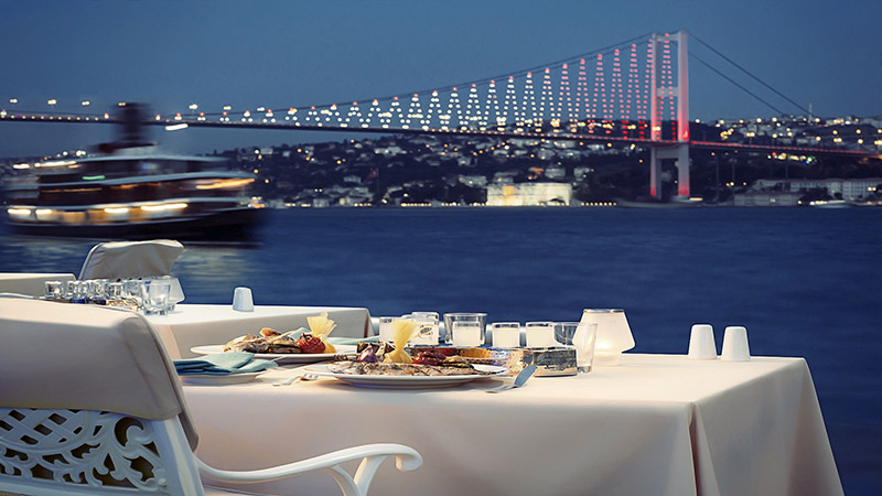 رستوران های معروف استانبول در تنگه بسفر